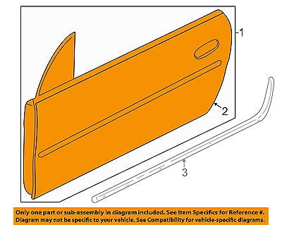 chrysler oem 07 08 pt cruiser front door shell frame panel right PT Cruiser Seat Diagram chrysler oem 07 08 pt cruiser front door shell frame panel right 5067244af